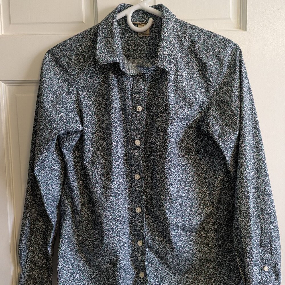 Duluth Trading Co Women's Long Sleeve Button Up Shirt